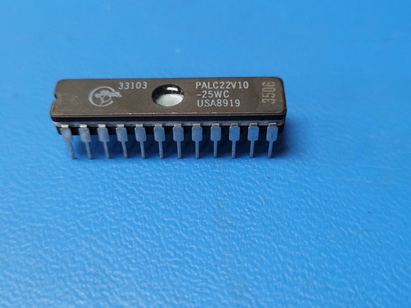 (1 PC) PALC22V10-25WC CYPRESS UV PLD, 25ns, PAL-Type, CMOS, CDIP24
