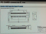 (1 PC) ICM-C68H-S112-403N1 JST PC Card Connector for Type III 68 PIN