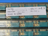 (5 PCS) 11080-3 AMP/TYCO Conn D-Sub RCP 9 POS 2.77mm Solder RA Thru-Hole