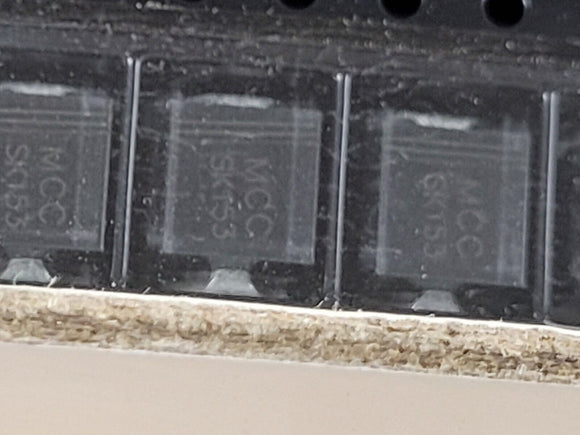 (1500 PCS) SK153-TP MCC Diode 30 V 15A Surface Mount DO-214AB (HSMC) ROHS
