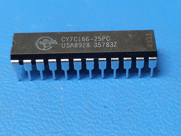 (1 PC) CY7C166-25PC CYPRESS Standard SRAM, 16KX4, 25ns, CMOS, PDIP24