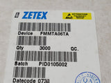 (100 PCS) FMMTA06TA ZETEX TRANS NPN 80V 0.5A SOT23-3 ROHS
