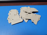 (13 PCS) Weidmuller Terminal Blocks Cover Plate 1060000000 WAP WDU2.5N/4N