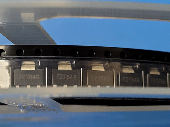 (25 PCS) FZT649TA ZETEX TRANS NPN 25V 3A SOT223-3 ROHS