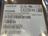 SDLF1DAM-800G-1HA1 SanDisk CloudSpeed Ultra Gen II SDLF1DAM-800G 800GB SATA SSD