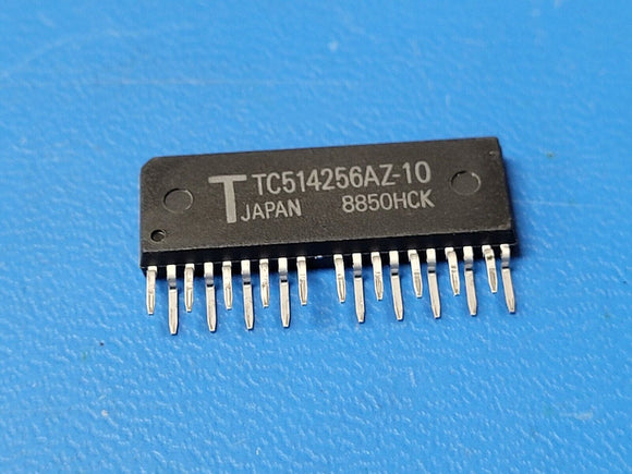 (1 PC) TC514256AZ-10 Fast Page DRAM, 256KX4, 100ns, CMOS, PZIP19