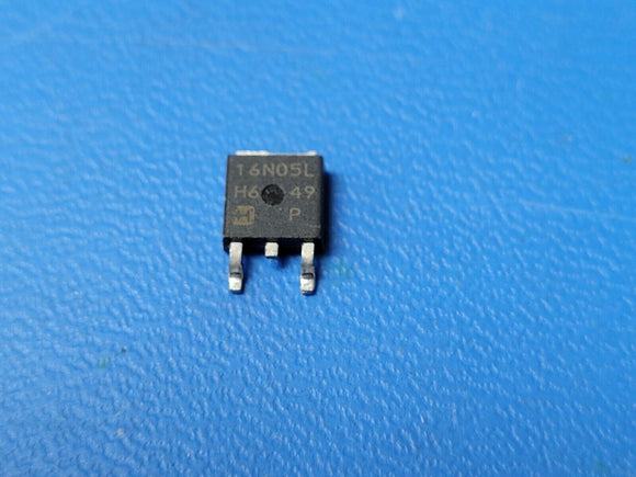 (10 PCS) RFD16N05L HARRIS Trans MOSFET N-CH 50V 16A 3-Pin(2+Tab) TO-252(DPAK)