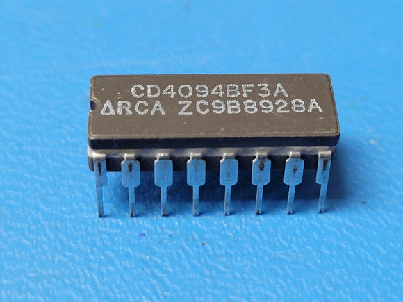 (1 PC) CD4094BF3A RCA CMOS 8-Stage Shift-and-Store Bus Register 16-CDIP