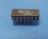 (1PC) OP227AY Amp, 2 Func, 80uV Offset-Max, 8MHz Band Width, BIPolar, CDIP14