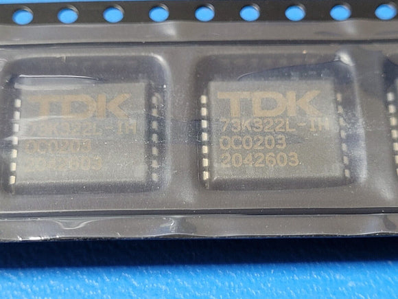(1 PC) 73K322L-IH TDK Modem Chip Single 1.2Kbps 28-Pin PLCC