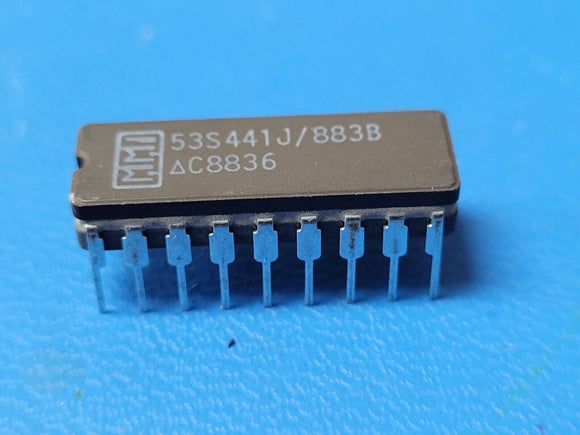 (1 PC) 53S441J/883B MMI OTP ROM, 1KX4, 55ns, CMOS, CDIP18