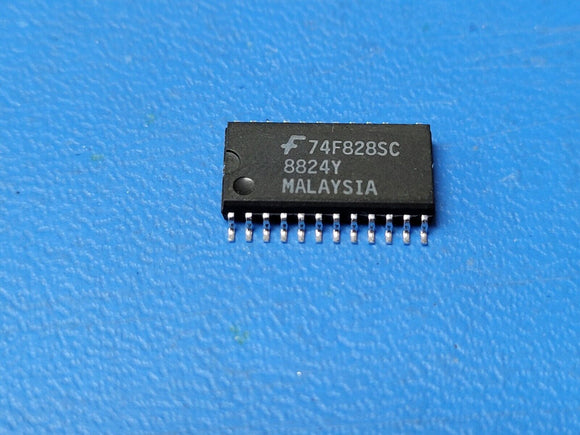 (1) 74F828SC Buffer Inverting 1 Element 10 Bit per Element 3-State Output SOIC24