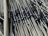 (100pcs) 1N4001 Rectifier Diode Switching 50V 1A 1500ns 2-Pin DO-41