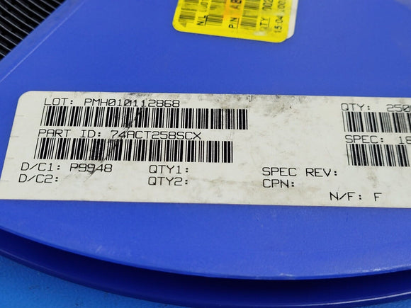 (10 PCS) 74ACT258SCX FSC Multiplexer 4 x 2:1 16-SOIC