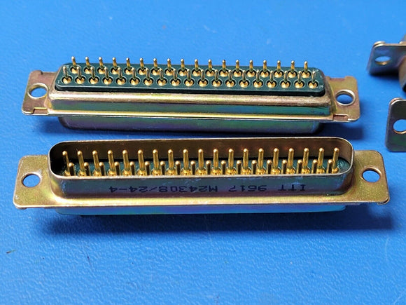 (1 PC) M24308/24-4 Conn D-Subminiature PIN 37 POS 2.8mm Solder ST 37 Terminal