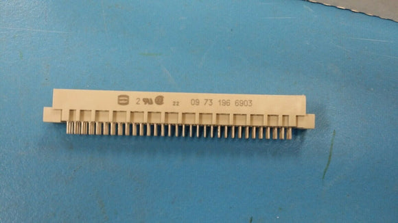 (1pc) 9731966903 Conn DIN 41612 M 96 POS 2.54mm Solder ST Thru-Hole